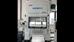 Двухстоечный кривошипно-коленный пресс MARX-70T: испытание ходовых характеристик