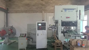 Двухстоечный пресс MDH-65T: штамповка пластин