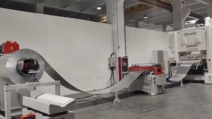 Двухстоечный кривошипный пресс DDL-220T: штамповка металлической сетки