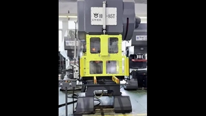 Одностоечный пресс (С-образная конструкция) с пневматической защитной дверью, защитной световой завесой и консолью штампа HHC-85T