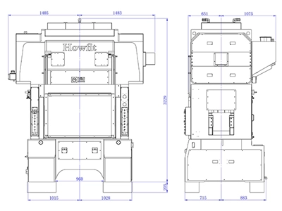 Механический двухстоечный пресс (85 т), MDH-85T