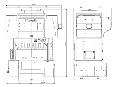 Механический двухстоечный пресс (160 т), MDH-160T