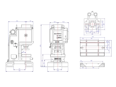 Механический C-образный пресс (80 т), HC-80T